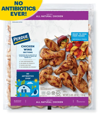 Perdue Harvestland Organic Chicken Wings, Frozen (3 lbs.)