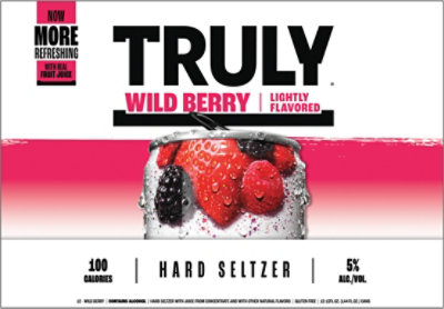 TRULY Wild Berry Hard Seltzer In Cans - 12-12 Oz - Image 6