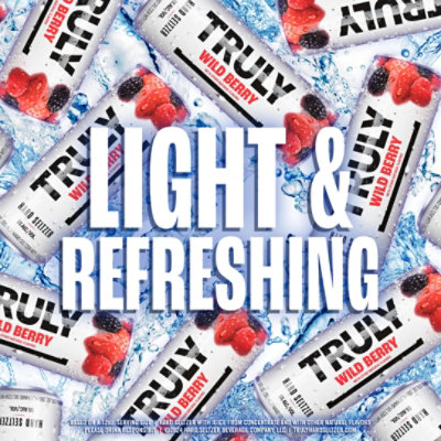TRULY Wild Berry Hard Seltzer In Cans - 12-12 Oz - Image 7