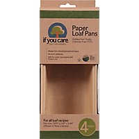 If You Care Brown Paper Loaf Pans 4 Count - EA - Image 2
