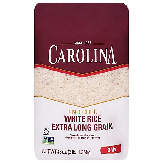 Carolina Extra Long Grain White Rice - 48 Oz
