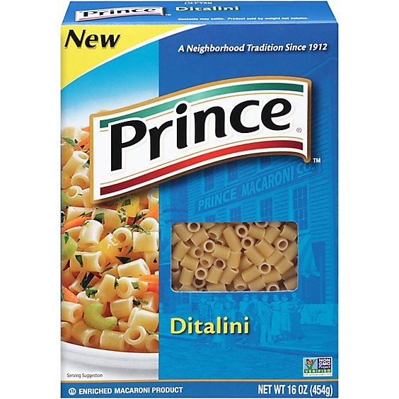 Prince Pasta Ditalini - 16 Oz