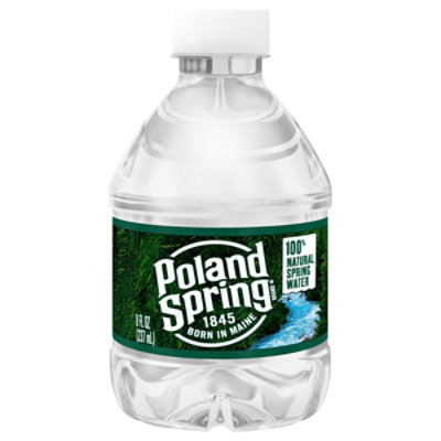 Poland Spring Natural Spring Water - 12-8 FZ - Image 2