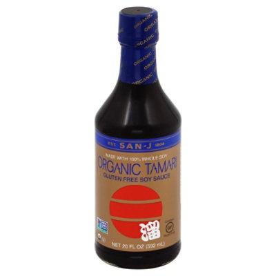 San J Sauce Soy Tamari - 20 FZ - Image 1