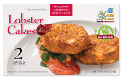 Yankee Trader Lobster Cakes - 6 OZ - Image 1