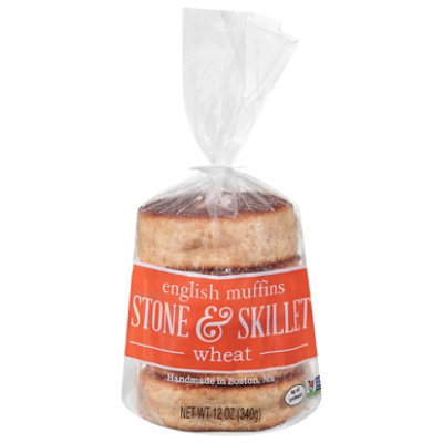 stone & skillet original english muffin 4pk