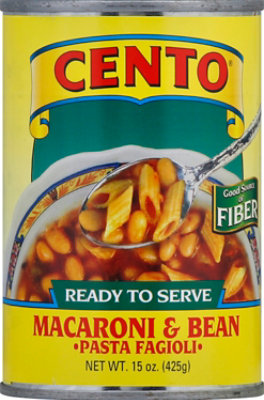 Cento Mac & Bean Ready To Serve Soup - 15 Oz - Image 2