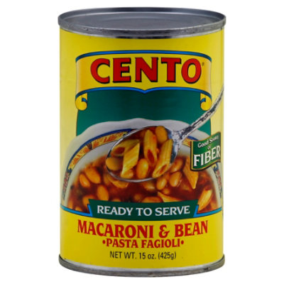 Cento Mac & Bean Ready To Serve Soup - 15 Oz - Image 1