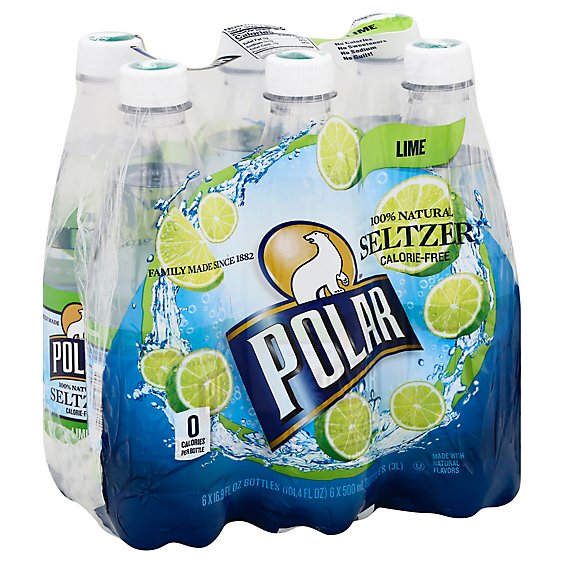 Polar Seltzer Lime - 6-16.9 FZ