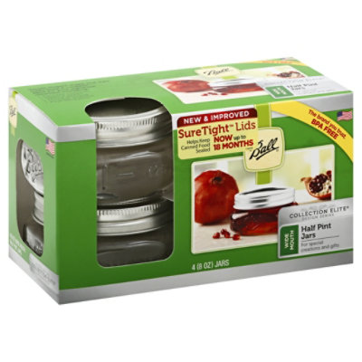 Ball Ce Half Pint Jars - 4 CT