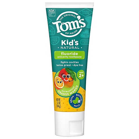 Tom's Tp Kids Orng-m - 5.1 OZ