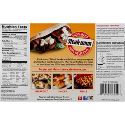 Steak-umm Sandwich Steaks - 15 OZ - Image 6