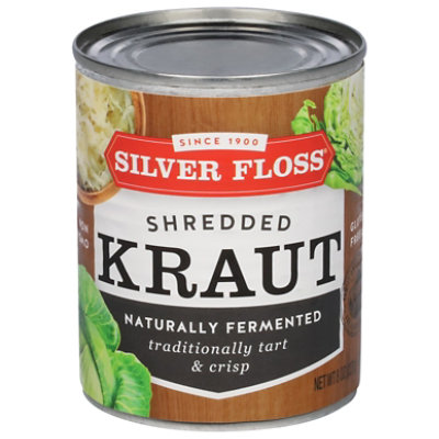 Silver Floss Regular Sauerkraut Canned - 8 OZ - Image 3