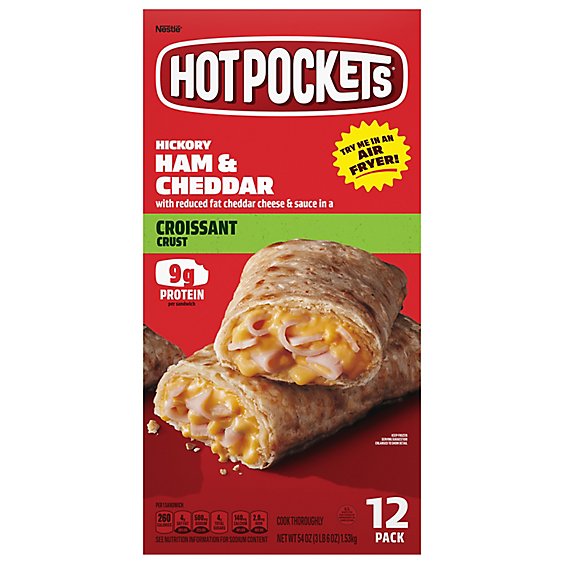 Hot Pockets Ham And Cheddar Croissant