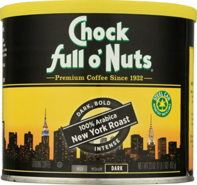 Chock Full Of Nuts New York Roast Ground Coffee - 23 OZ - Image 5