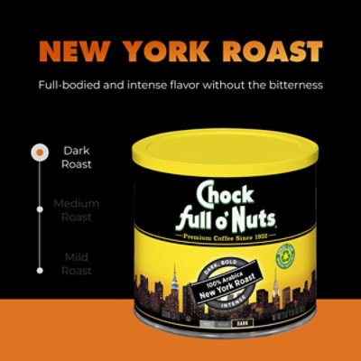 Chock Full Of Nuts New York Roast Ground Coffee - 23 OZ - Image 3