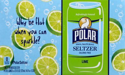 Polar Lime Seltzer Cans - 6-7.5 FZ - Image 6