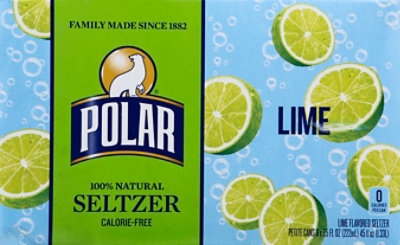 Polar Lime Seltzer Cans - 6-7.5 FZ - Image 2