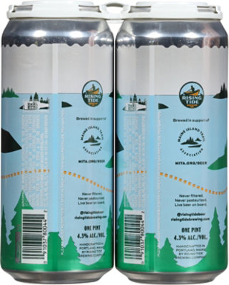 Rising Tide Ale Island Maine - 4-16 FZ - Image 3