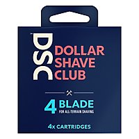 Dollar Shave Club Razor Refill Cartridges  4 Blade - 4 Count - Image 3