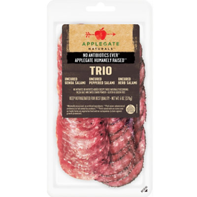 Applegate Farms Genoa Salami Trio - 6 OZ - Image 3