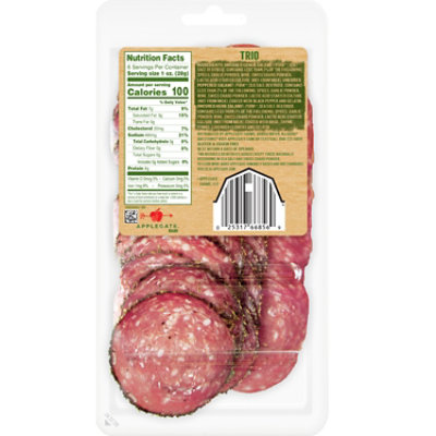 Applegate Farms Genoa Salami Trio - 6 OZ - Image 7