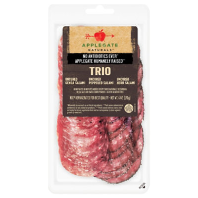 Applegate Farms Genoa Salami Trio - 6 OZ - Image 2