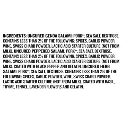 Applegate Farms Genoa Salami Trio - 6 OZ - Image 4