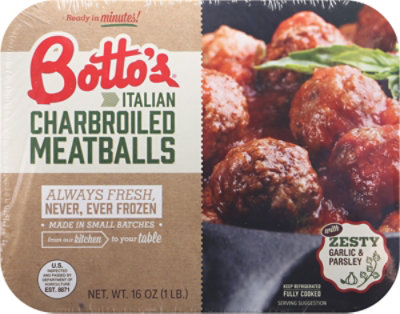 Bottos Italian Meatballs - 16 OZ - Image 2