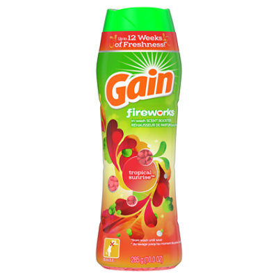 Gain Fireworks In Wash Scent Booster Beads Tropical Sunrise - 10