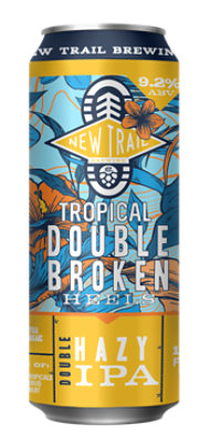 New Trail Brewing Tropical Double Broken Heels Double Hazy Ipa - 19.2 Fl. Oz. - Image 1