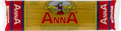 Anna Pasta Spaghetti No. 12 - 16 Oz - Image 1