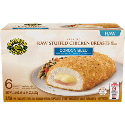 Barber Foods Cordon Bleu Stuffed Chicken Breast - 30 Oz - Image 1