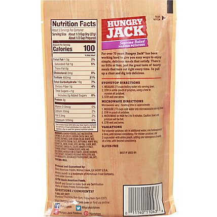 Hungry Jack Supreme Baked Mashed Potato Pouch - 5 OZ - Image 6
