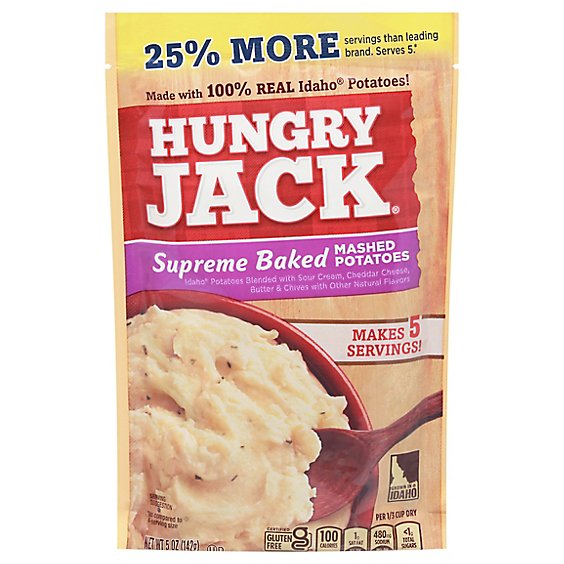 Hungry Jack Supreme Baked Mashed Potato Pouch - 5 OZ