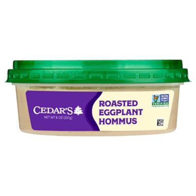 Cedars Roasted Eggplant Hummus - 8 Oz - Image 3