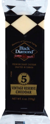 Black Diamond 5yr White Cheddar Cheese Bar - 6 OZ - Image 1