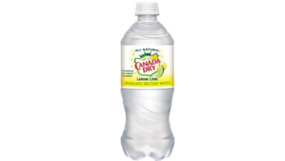 Canada Dry Seltzer Lemon Lime - 20 FZ - Image 1