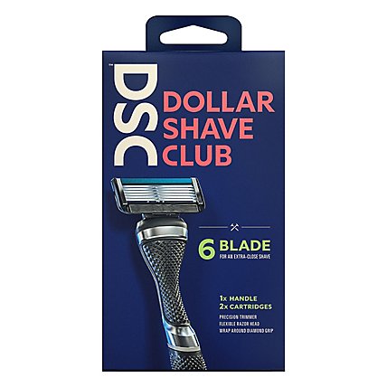 Dollar Shave Club Razor Starter Set 6 Blade Extra Close - Each - Image 3