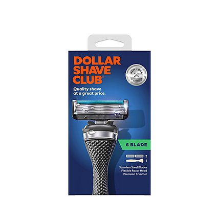 Dollar Shave Club Razor Starter Set 6 Blade Extra Close - Each - Image 2