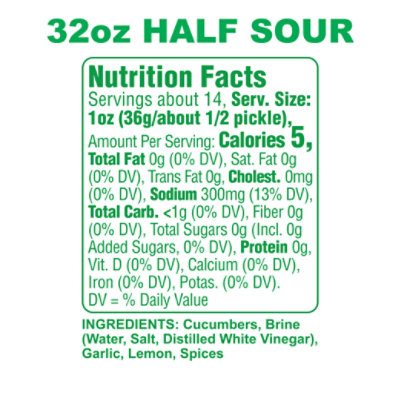 Grillos Half Sour Pickles - 32 OZ - Image 2