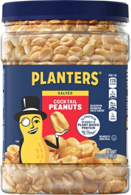 Planters Cocktail Peanut Snack Mix Resealable Bag - 35 OZ - Image 2