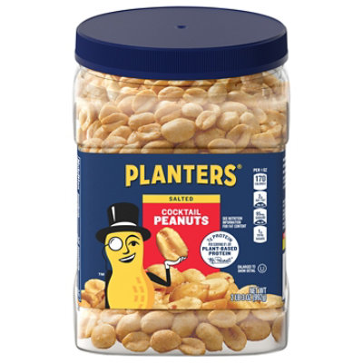 Planters Salted Cocktail Peanuts - 35 Oz - Image 1
