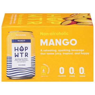 HOP WTR Non-Alcoholic Mango Can - 6-12 Oz - Image 3