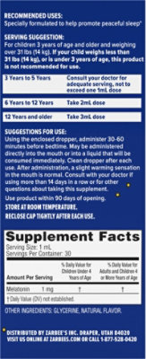 Zarbee's Kids Sleep Liquid With Melatonin Drug Free Non Habit Forming Natural Berry - 1 Fl. Oz. - Image 5