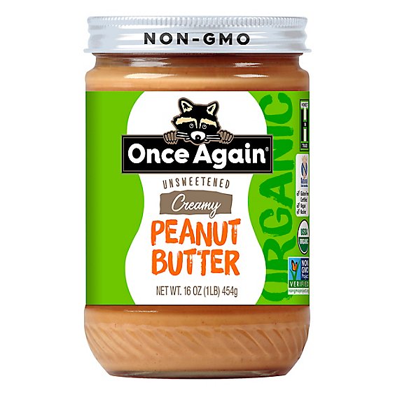 Once Again Smooth Peanut Butter - 16 OZ