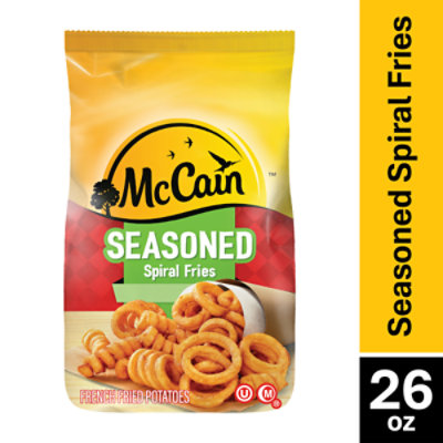 McCain Seasoned Spiral Fries - 26 Oz