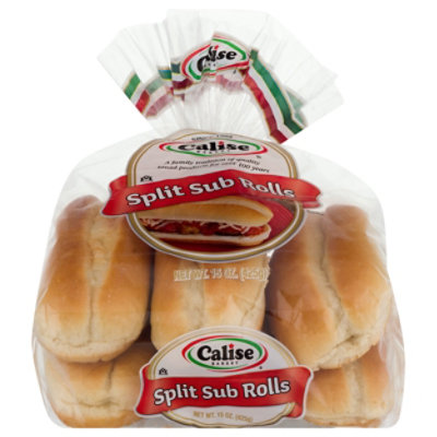 Calise Bakery Split Sub Rolls - 14 OZ - Image 3