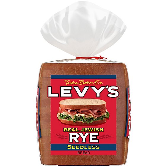 Levy's Real Jewish Rye Seedless Bread - 16 Oz
