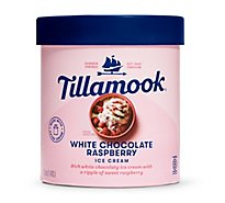 Tillamook Original Premium White Chocolate Raspbry Ice Cream - 1.5 QT